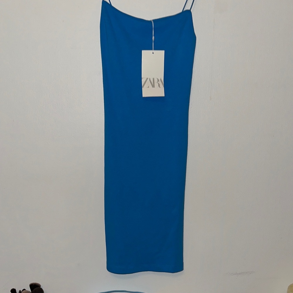 Zara Women's Vibrant Blue dress
